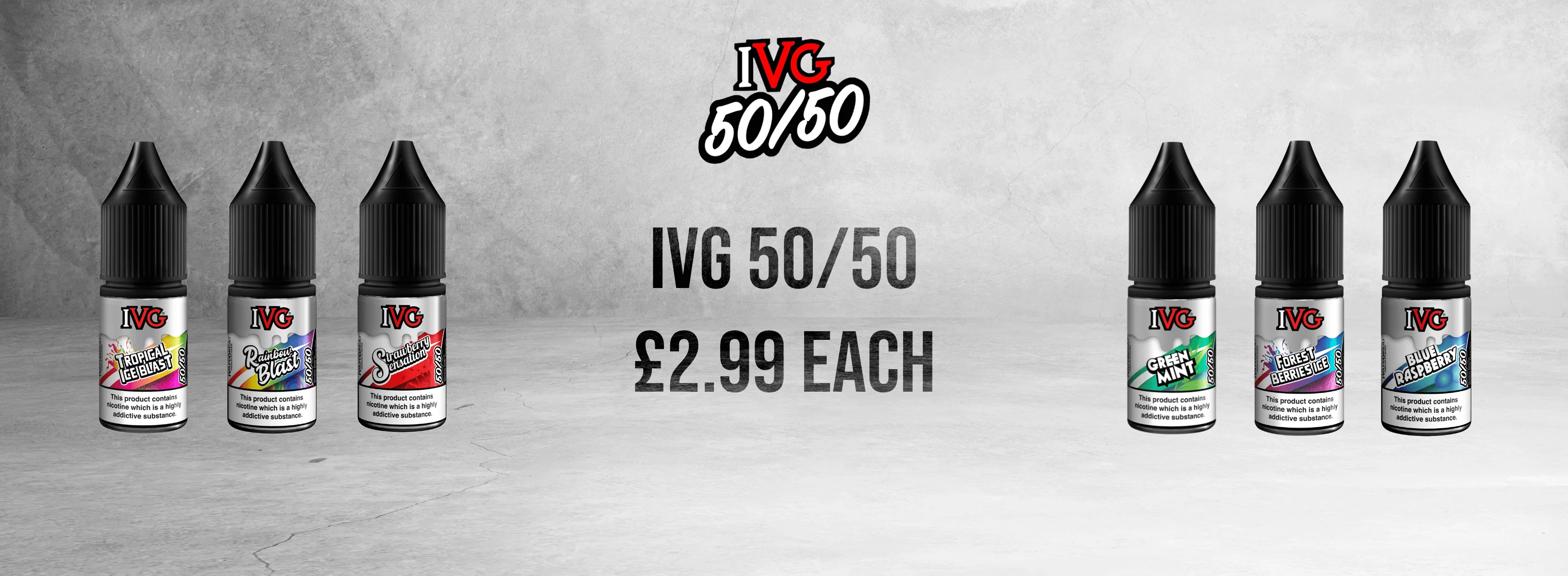 Advert for IVG 50/50