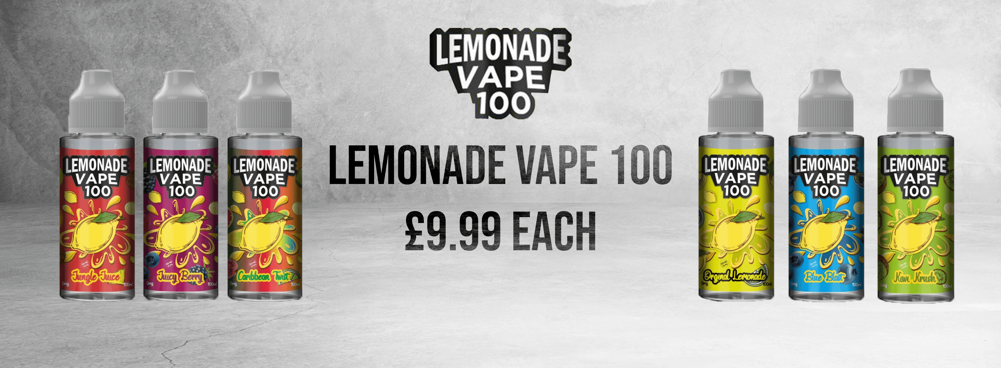 Advert for Lemonade Vape 100